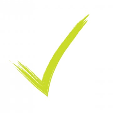 inteligator background check service green checked sign on white background